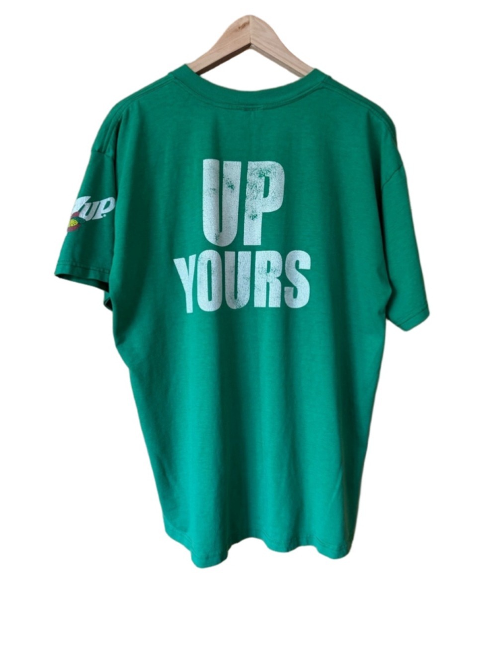 Vintage Promotional “MAKE 7… UP YOURS” Graphic T-Shirt size XL